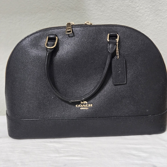 Coach Handbags - Coach Black Leather Bag